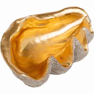 Misa dekoracyjna NOBLE SHELL 41x27 - złoty/srebrny