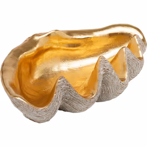 Misa dekoracyjna NOBLE SHELL 41x27 - złoty/srebrny