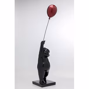 Figurka dekoracyjna BALLOON BEAR 74 - czarny