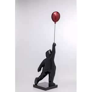Figurka dekoracyjna BALLOON BEAR 74 - czarny
