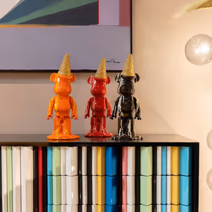 Figurka dekoracyjna GELATO BEAR 40 - czarny