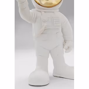 Figurka dekoracyjna WELCOME ASTRONAUT - biały