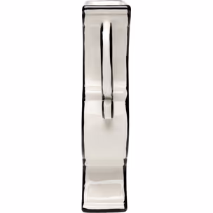 Wazon ceramiczny FAVOLA 24 - biały/czarny