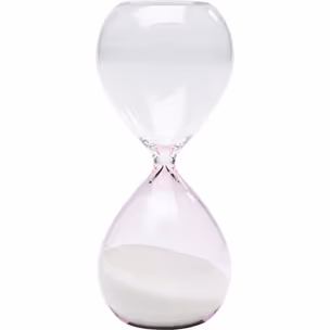 Klepsydra HOURGLASS TIMER 17 - biały