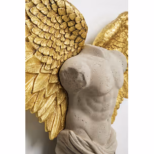 Dekoracja ścienna GUARDIAN ANGEL MALE 124x71 - beżowy/złoty