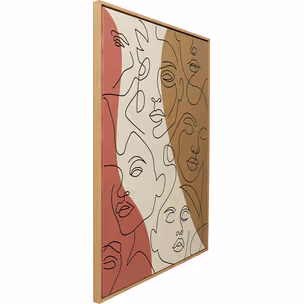 Obraz FACCIA ARTE TRI COLORE 90x120