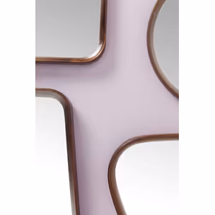 Zestaw luster SHAPES 170x130 - różowy