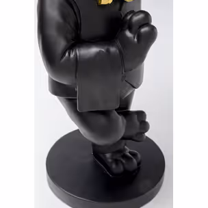Stolik pomocniczy COOL BULLDOG TRAY 40x34 - czarny/złoty