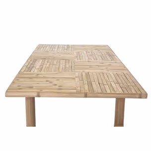 Stół ogrodowy bambusowy SOLE 200x98 - naturalny