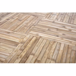 Stół ogrodowy bambusowy SOLE 200x98 - naturalny