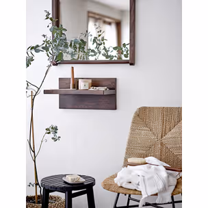 Taboret BILBO 30x44 cm - czarny