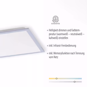 Lampa sufitowa FLAT 14755-21 - srebrny