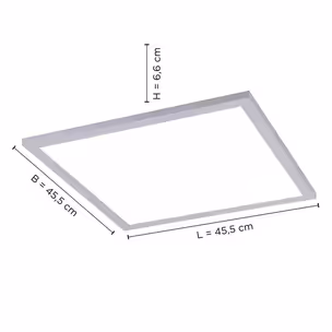 Lampa sufitowa FLAT 14755-21 - srebrny