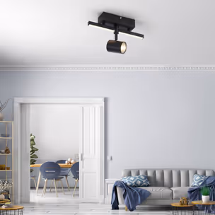 Lampa sufitowa BARIK 6523-18 - czarny