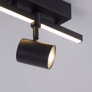 Lampa sufitowa BARIK 6523-18 - czarny