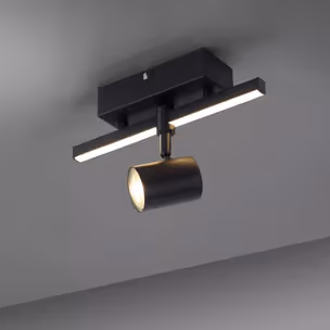 Lampa sufitowa BARIK 6523-18 - czarny