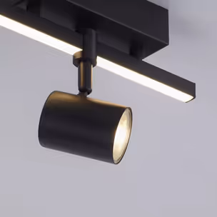 Lampa sufitowa BARIK 6523-18 - czarny