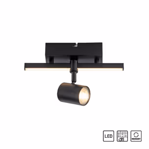 Lampa sufitowa BARIK 6523-18 - czarny