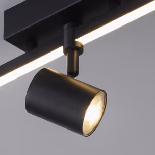 Lampa sufitowa BARIK 6523-18 - czarny