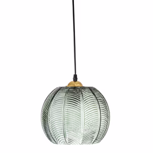 Lampa wisząca szklana ADAR - zielony