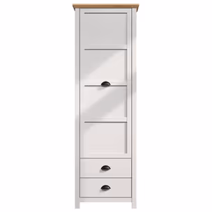 Szafa 1-drzwiowa LANDSIDE Garderoba - jasnoszary/dąb artisan