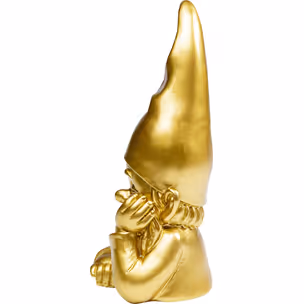 Figurka dekoracyjna GNOME 21 - złoty