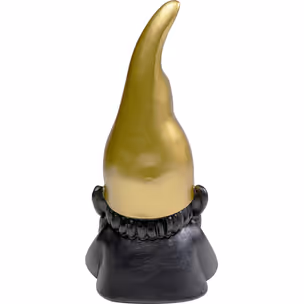 Figurka dekoracyjna GNOME 21 - czarny/złoty