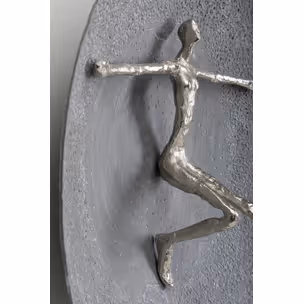 Dekoracja ścienna UMANO SILVER 60 - srebrny