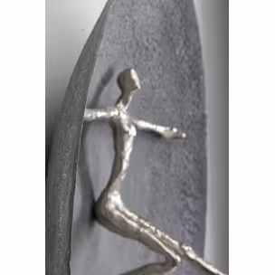 Dekoracja ścienna UMANO SILVER 60 - srebrny