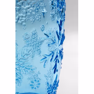 Szklanka ICE FLOWERS - niebieski