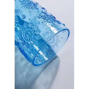 Szklanka ICE FLOWERS - niebieski