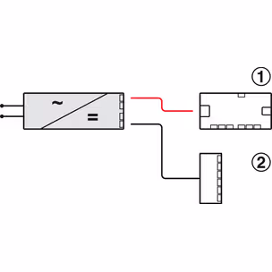 Zasilacz, Häfele Loox5 12 V, napięcie wejściowe 100 - 127 V, moc 20 W , bardzo płaski 16 mm