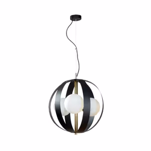 Lampa wisząca NELA 40 1137 - czarny/złoty