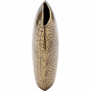 Wazon stalowy SERPENTE 21 cm - złoty