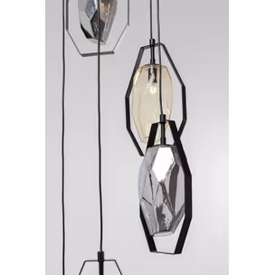 Lampa wisząca DIAMOND FEVER SPIRAL - czarny