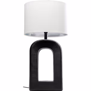 Lampa stołowa TUBE 79 - biały/czarny
