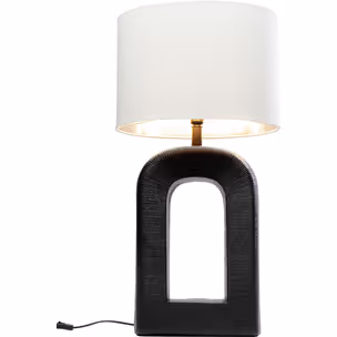 Lampa stołowa TUBE 79 - biały/czarny