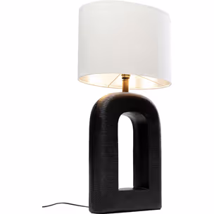 Lampa stołowa TUBE 79 - biały/czarny