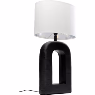Lampa stołowa TUBE 79 - biały/czarny
