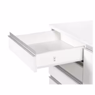 PROWADNICA ROLKOWA BASIC L=450 metal Lakier Biały