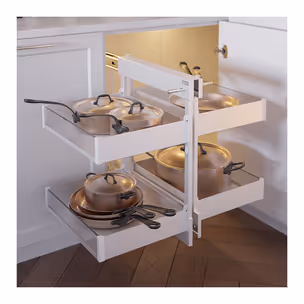 MAXIMA PURO Corner Comfort 1000 lewy metal/szkło biały mat/bezbarwny