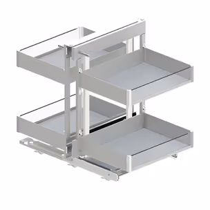 MAXIMA PURO Corner Comfort 1000 lewy metal/szkło biały mat/bezbarwny