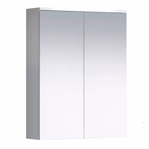 Szafka wisząca z lustrami WONS Bathroom - biały