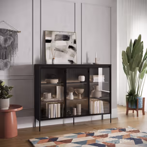 Witryna niska TREND TR-08 - czarny
