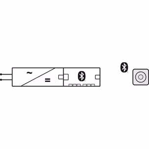 Wielofunkcyjny przełącznik meblowy CONNECT MESH / 40x10 mm