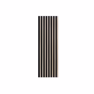 Lamele na filcu WOODLINE 2700x400 - czarny / dąb sonoma