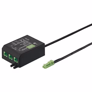 Dystrybutor 3-kanałowy z funkcją przełączania 24V/3,5A/czarny/ Hafele Loox 24V długość kabla: 20 cm