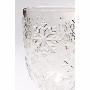 Kieliszek do wina ICE FLOWERS - transparentny