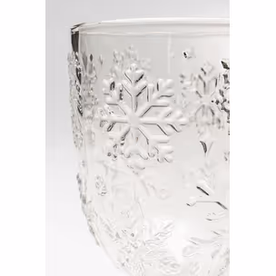 Kieliszek do wina ICE FLOWERS - transparentny