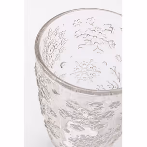 Szklanka wysoka ICE FLOWERS - transparentny